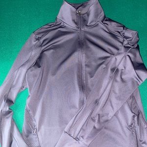 XXL Champion Zip up jacket. Purple, not grey.